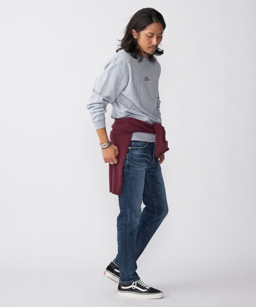 SHIPS（シップス）の「*SHIPS: STYLISH STANDARD ロゴ 刺繍 スウェット（スウェット・メンズ・ホワイト/ブラック/ネイビー/グレー・SMALL/MEDIUM/LARGE/X-LARGE）」の12枚目の写真