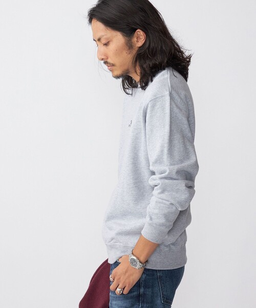 SHIPS（シップス）の「*SHIPS: STYLISH STANDARD ロゴ 刺繍 スウェット（スウェット・メンズ・ホワイト/ブラック/ネイビー/グレー・SMALL/MEDIUM/LARGE/X-LARGE）」の14枚目の写真