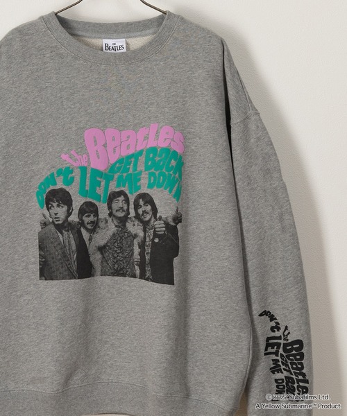 The Beatles（ザビートルズ）の「【THE BEATLES】フォトプリントスウェット/発泡プリントスウェット/ビッグシルエット（スウェット・レディース・チャコールグレー/グレー/オフホワイト/ホワイト系その他/グレー系その他/グレー系その他2・M/L/XL）」の5枚目の写真