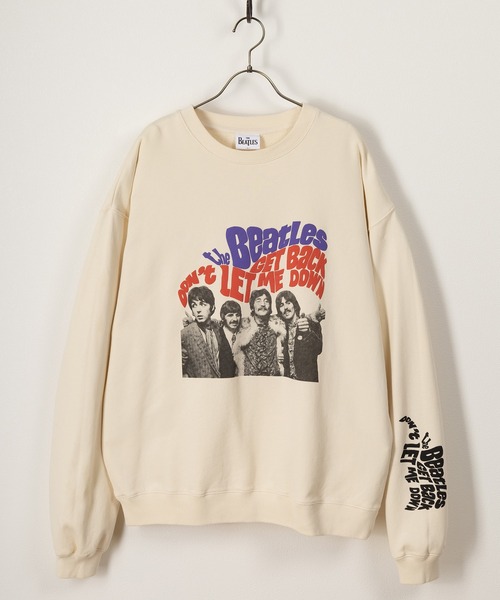 The Beatles（ザビートルズ）の「【THE BEATLES】フォトプリントスウェット/発泡プリントスウェット/ビッグシルエット（スウェット・レディース・チャコールグレー/グレー/オフホワイト/ホワイト系その他/グレー系その他/グレー系その他2・M/L/XL）」の7枚目の写真