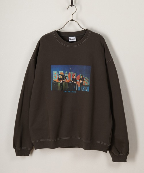 The Beatles（ザビートルズ）の「【THE BEATLES】フォトプリントスウェット/発泡プリントスウェット/ビッグシルエット（スウェット・レディース・チャコールグレー/グレー/オフホワイト/ホワイト系その他/グレー系その他/グレー系その他2・M/L/XL）」の10枚目の写真