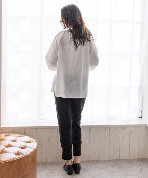 clear（クリア）の「裾スリットイージーパンツ ≪2022AW新作≫（その他パンツ・レディース・ブラック/グレイッシュベージュ・F）」の18枚目の写真