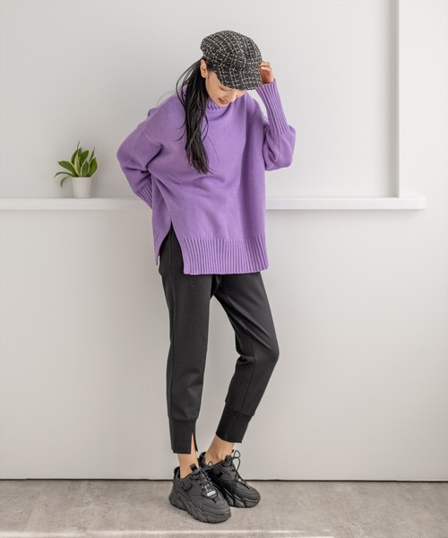 clear（クリア）の「裾スリットイージーパンツ ≪2022AW新作≫（その他パンツ・レディース・ブラック/グレイッシュベージュ・F）」の19枚目の写真