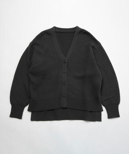 coen（コーエン）の「［洗える］カタアゼリラックスVネックカーディガン（カーディガン/ボレロ・キッズ・ダークグリーン/オレンジ/ダークグレー/マスタード・110/130/150）」の17枚目の写真