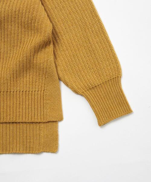 coen（コーエン）の「［洗える］カタアゼリラックスVネックカーディガン（カーディガン/ボレロ・キッズ・ダークグリーン/オレンジ/ダークグレー/マスタード・110/130/150）」の21枚目の写真