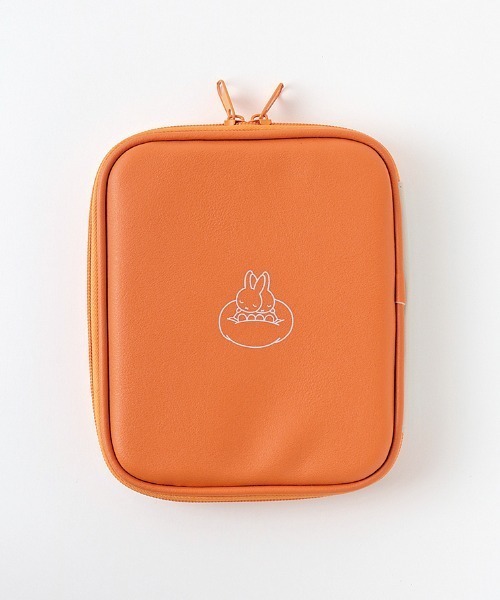 Miffy（ ミッフィー）の「Miffy/バイカラーマルチステーショナリーポーチ（ポーチ・レディース・ベージュ/ネイビー/グレー/グリーン・FREE）」の16枚目の写真