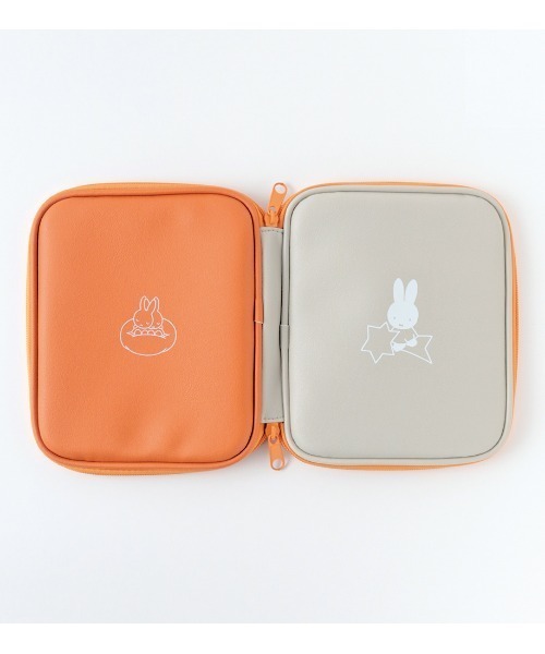 Miffy（ ミッフィー）の「Miffy/バイカラーマルチステーショナリーポーチ（ポーチ・レディース・ベージュ/ネイビー/グレー/グリーン・FREE）」の20枚目の写真