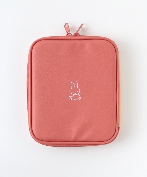 Miffy（ ミッフィー）の「Miffy/バイカラーマルチステーショナリーポーチ（ポーチ・レディース・ベージュ/ネイビー/グレー/グリーン・FREE）」の13枚目の写真