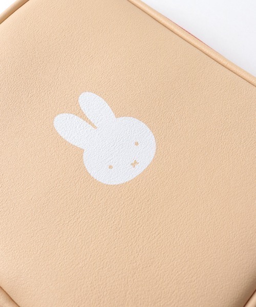 Miffy（ ミッフィー）の「Miffy/バイカラーマルチステーショナリーポーチ（ポーチ・レディース・ベージュ/ネイビー/グレー/グリーン・FREE）」の9枚目の写真
