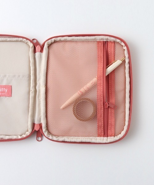 Miffy（ ミッフィー）の「Miffy/バイカラーマルチステーショナリーポーチ（ポーチ・レディース・ベージュ/ネイビー/グレー/グリーン・FREE）」の21枚目の写真