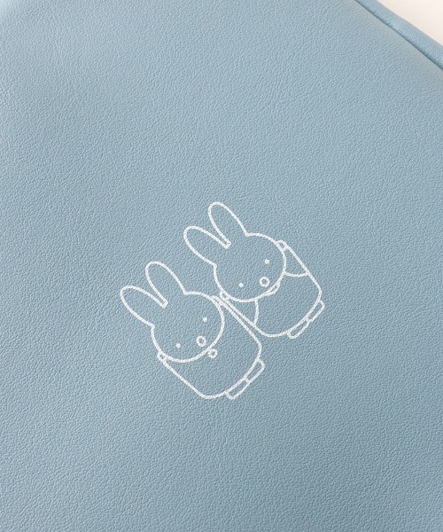 Miffy（ ミッフィー）の「Miffy/バイカラーマルチステーショナリーポーチ（ポーチ・レディース・ベージュ/ネイビー/グレー/グリーン・FREE）」の18枚目の写真