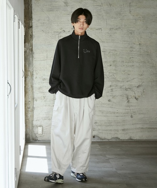 iisy（イージー）の「iisy / バルーンカーゴパンツ（カーゴパンツ・メンズ・ライトグレー/チャコールグレー/ネイビー・M/S/L）」の21枚目の写真