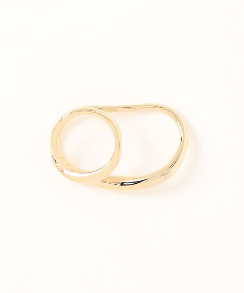 N.（N. Natural Beauty Basic）（エヌエヌナチュラルビューティーベーシック）の「ダブルフィンガーリング（リング・レディース・シルバー/ゴールド・FREE）」の7枚目の写真