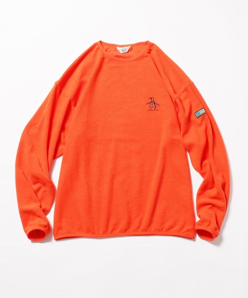 Munsing/マンシングウェア Lightweight fleece crew neck フリースクルーネックプルオーバー
