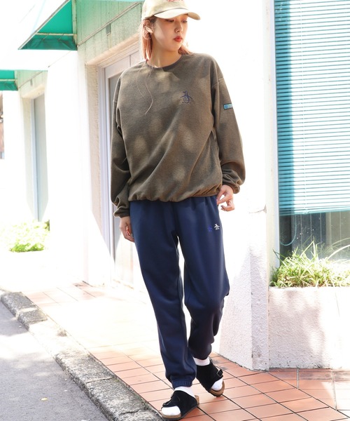 MUNSINGWEAR（マンシングウェア）の「Munsingwear/マンシングウェア Lightweight fleece crew neck フリースクルーネックプルオーバー（スウェット・メンズ・ブラック/オレンジ/ホワイト/カーキ・M/XL/L）」の20枚目の写真