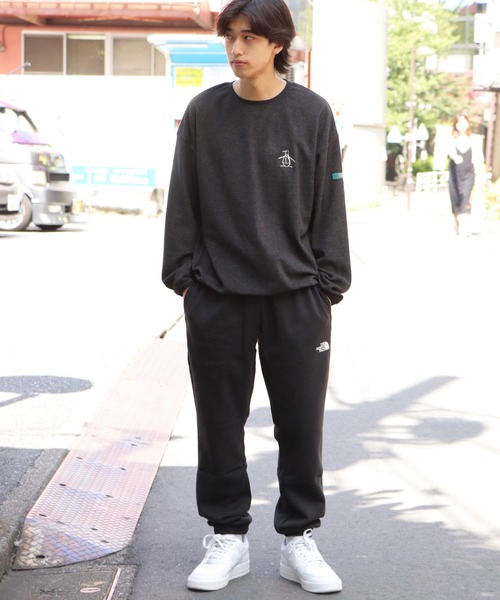 MUNSINGWEAR（マンシングウェア）の「Munsingwear/マンシングウェア Lightweight fleece crew neck フリースクルーネックプルオーバー（スウェット・メンズ・ブラック/オレンジ/ホワイト/カーキ・M/XL/L）」の19枚目の写真