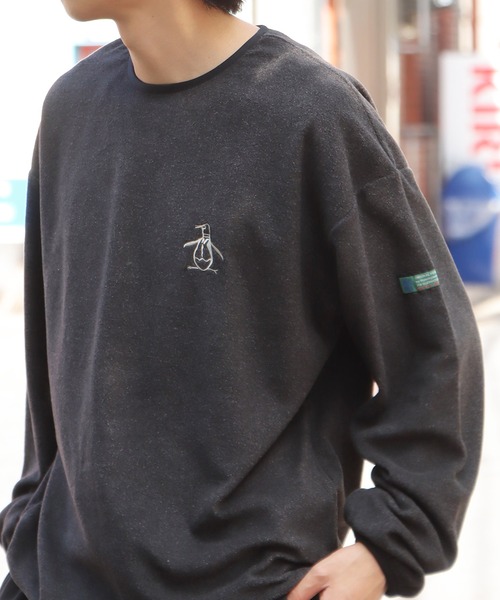 MUNSINGWEAR（マンシングウェア）の「Munsingwear/マンシングウェア Lightweight fleece crew neck フリースクルーネックプルオーバー（スウェット・メンズ・ブラック/オレンジ/ホワイト/カーキ・M/XL/L）」の16枚目の写真