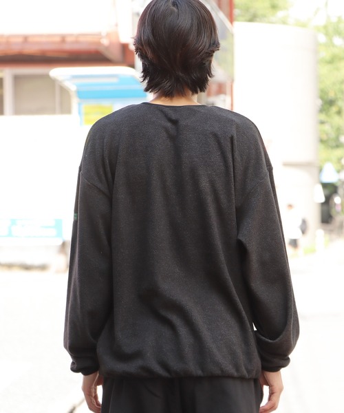 MUNSINGWEAR（マンシングウェア）の「Munsingwear/マンシングウェア Lightweight fleece crew neck フリースクルーネックプルオーバー（スウェット・メンズ・ブラック/オレンジ/ホワイト/カーキ・M/XL/L）」の6枚目の写真