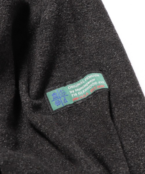 MUNSINGWEAR（マンシングウェア）の「Munsingwear/マンシングウェア Lightweight fleece crew neck フリースクルーネックプルオーバー（スウェット・メンズ・ブラック/オレンジ/ホワイト/カーキ・M/XL/L）」の10枚目の写真