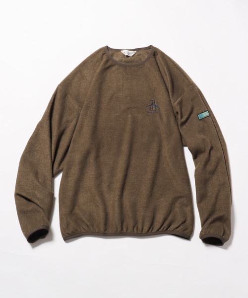MUNSINGWEAR（マンシングウェア）の「Munsingwear/マンシングウェア Lightweight fleece crew neck フリースクルーネックプルオーバー（スウェット・メンズ・ブラック/オレンジ/ホワイト/カーキ・M/XL/L）」の22枚目の写真