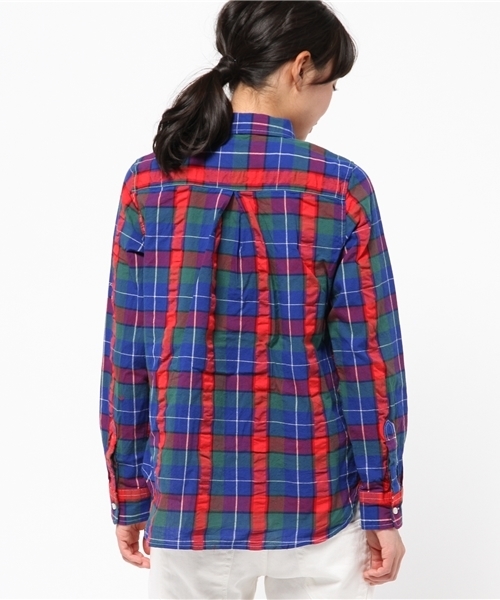 CIAOPANIC TYPY（チャオパニックティピー）の「ビックチェックカシュクールシャツ（シャツ/ブラウス・レディース・レッド/ネイビー・SMALL/MEDIUM）」の14枚目の写真
