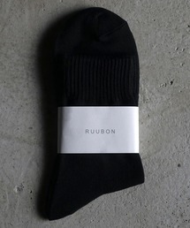 RUUBON（ルーボン）の「【RUUBON】soft rib crew socks / ソフトリブ クルーソックス（ソックス/靴下）」