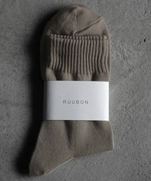 RUUBON（ルーボン）の「【RUUBON】soft rib crew socks / ソフトリブ クルーソックス（ソックス/靴下）」