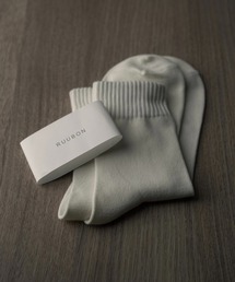 RUUBON（ルーボン）の「【RUUBON】soft rib crew socks / ソフトリブ クルーソックス（ソックス/靴下）」