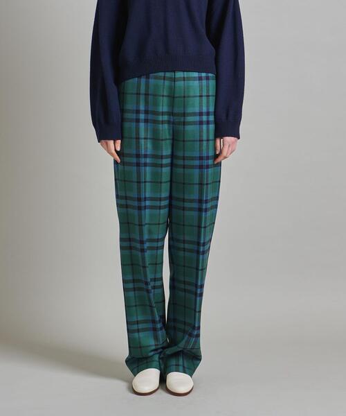LOEFF(ロエフ)の「<LOEFF>LCRN タータンチェック テーパードパンツ(スラックス・レディース・ケリー・0/1/2)」の11枚目の写真