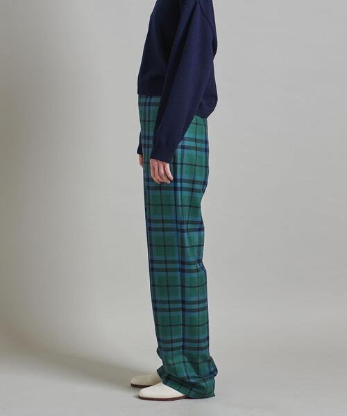 LOEFF(ロエフ)の「<LOEFF>LCRN タータンチェック テーパードパンツ(スラックス・レディース・ケリー・0/1/2)」の7枚目の写真