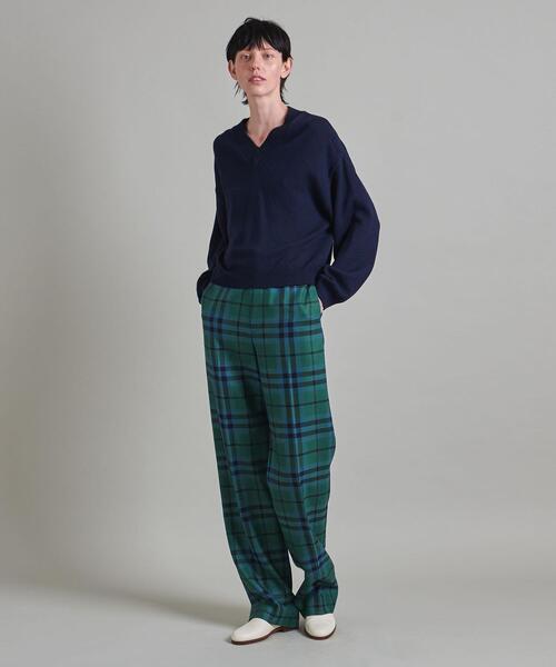 LOEFF(ロエフ)の「<LOEFF>LCRN タータンチェック テーパードパンツ(スラックス・レディース・ケリー・0/1/2)」の18枚目の写真