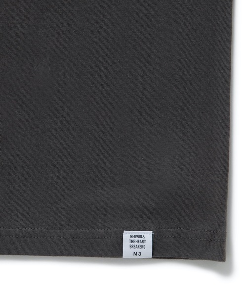 BEDWIN & THE HEARTBREAKERS(ベドウィン アンド ザ ハートブレイカーズ)の「S/S PRINT T "HILL"(Tシャツ/カットソー・メンズ・チャコール/サックスブルー/ホワイト・LARGE/SMALL/XX-LARGE/X-LARGE/MEDIUM)」の11枚目の写真