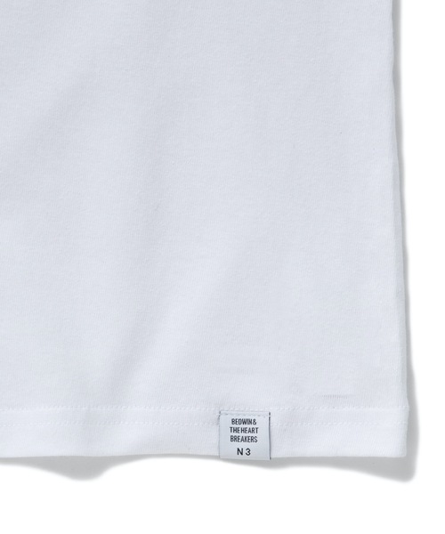 BEDWIN & THE HEARTBREAKERS(ベドウィン アンド ザ ハートブレイカーズ)の「S/S PRINT T "HILL"(Tシャツ/カットソー・メンズ・チャコール/サックスブルー/ホワイト・LARGE/SMALL/XX-LARGE/X-LARGE/MEDIUM)」の10枚目の写真