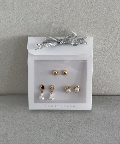 LOWRYS FARM(ローリーズファーム)の「3セットピアス*GF 175536(ピアス(両耳用)・レディース・その他1/その他2/その他3・FREE)」の2枚目の写真