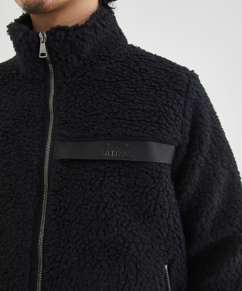 TATRAS タトラスBATORA バトラスタンドカラー ボアブルゾン