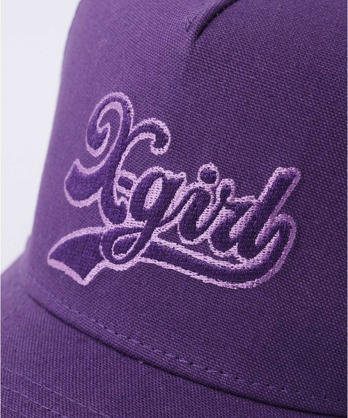 NEW ERA(ニューエラ)の「X-girl × NEW ERA TRACKER CAP(キャップ・レディース・ブラック/ベージュ/パープル・ONE SIZE)」の12枚目の写真