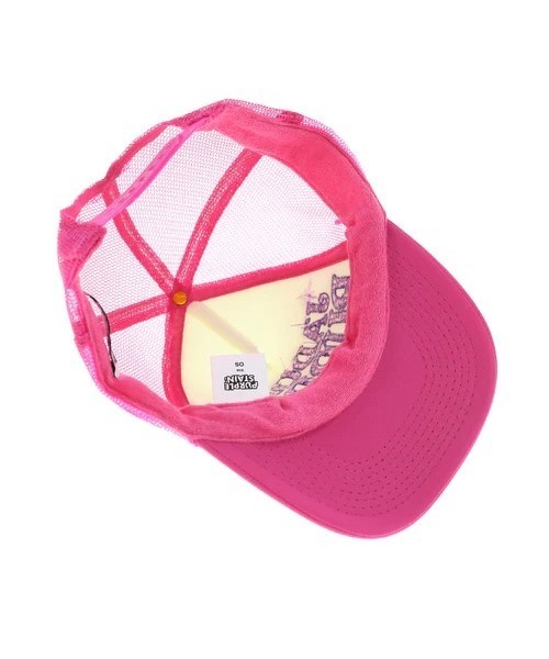 NUBIAN（ヌビアン）の「【PURPLE STAIN】JADORE PURPLE MESH CAP