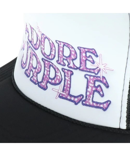 NUBIAN（ヌビアン）の「【PURPLE STAIN】JADORE PURPLE MESH CAP
