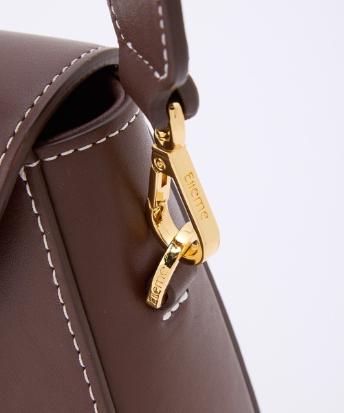 Elleme(エレメ)の「【Elleme】ベルト付きショルダーバッグ(ショルダーバッグ・レディース・ダークブラウン・FREE)」の9枚目の写真