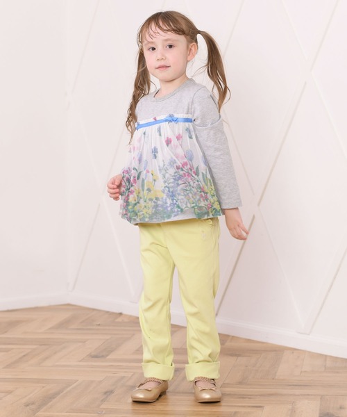 KP（ケーピー）の「ストレッチニットツイルカラーパンツ(100～130cm)（その他パンツ・キッズ・ピンク/ライトブルーグレー/イエロー・100cm/110cm/120cm/130cm）」の6枚目の写真