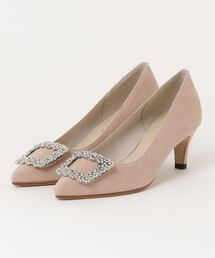 SAN-REMO 6.0㎝ヒールダイヤオーナメント付きパンプス