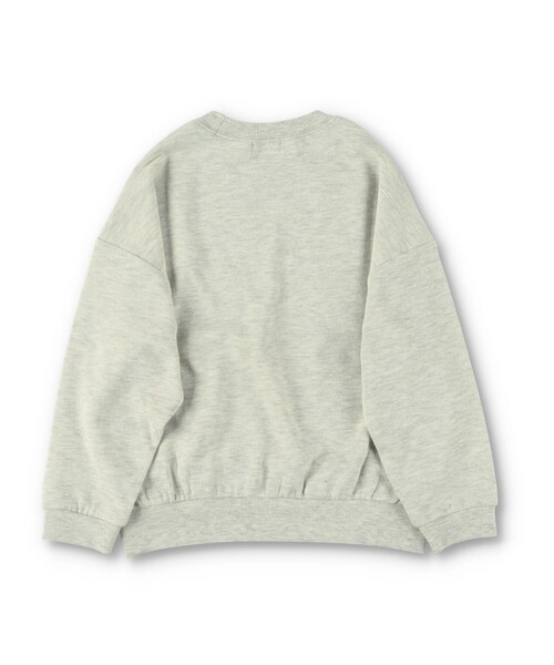 BRANSHES（ブランシェス）の「カレッジロゴトレーナー（スウェット・キッズ・ブラック/サックスブルー/アイボリー・150/120/100/130/140/160/90/110）」の6枚目の写真