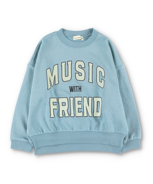 BRANSHES（ブランシェス）の「カレッジロゴトレーナー（スウェット・キッズ・ブラック/サックスブルー/アイボリー・150/120/100/130/140/160/90/110）」の13枚目の写真