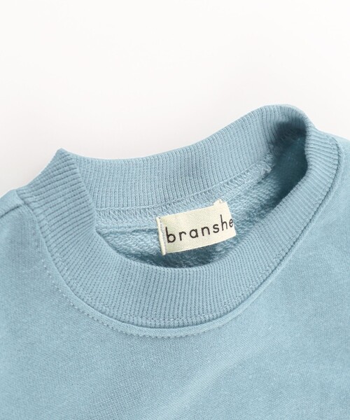 BRANSHES（ブランシェス）の「カレッジロゴトレーナー（スウェット・キッズ・ブラック/サックスブルー/アイボリー・150/120/100/130/140/160/90/110）」の15枚目の写真