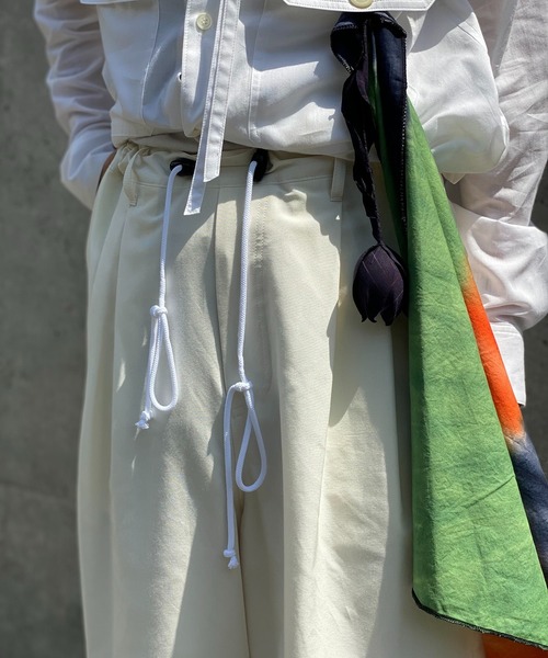 BED J.W. FORD（ベッドフォード）の「【BED J.W. FORD / ベッドフォード】Parachute Pants Ver.2 / パラシュートパンツ（その他パンツ・メンズ・オフホワイト・0/1）」の9枚目の写真