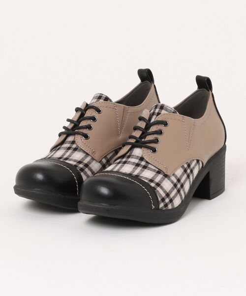 byあしながおじさん(バイアシナガオジサン)の「レースアップシューズ 8980436(その他シューズ・レディース・ブラウン/ベージュ/グリーン/ネイビー/ブルー系その他/ベージュ系その他/レッド/マスタード/アイボリー/ブラック系その他/ブラックミックス/ブラウン系その他/ピンクベージュ/マルチ/レンガ/ダークグレー・24.5cm/24.0cm/25.0cm/22.0cm/23.5cm/23.0cm/22.5cm/22cm/23cm/24cm/25cm)」の17枚目の写真