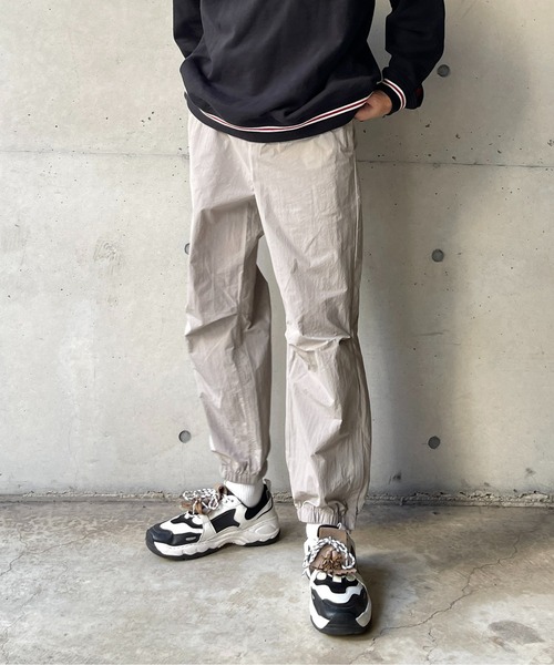 CPCM(シーピーシーエム)の「ナイロントラックパンツ(その他パンツ・メンズ・カーキ/ブラック/グレイッシュベージュ・MEDIUM/LARGE)」の7枚目の写真