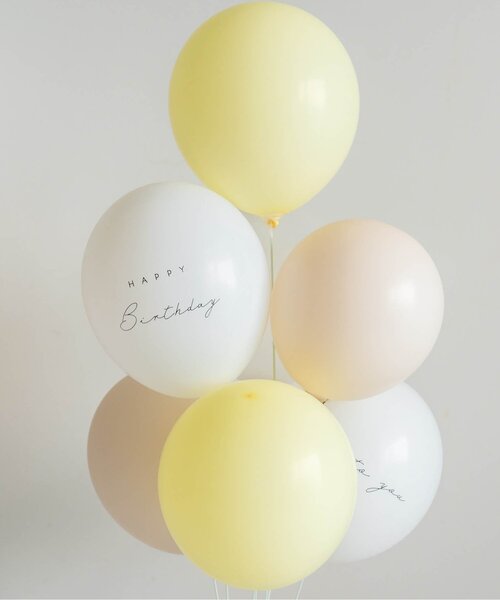 BREEZE(ブリーズ)の「バースデーバルーンセット(15個セット)(コスチューム/パーティーグッズ・キッズ・クリーム/セージグリーン/チェリーピンク/ブルー/キャメル/オレンジ系/レモンイエロー/ライラック・FREE)」の6枚目の写真