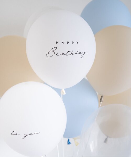 BREEZE(ブリーズ)の「バースデーバルーンセット(15個セット)(コスチューム/パーティーグッズ・キッズ・クリーム/セージグリーン/チェリーピンク/ブルー/キャメル/オレンジ系/レモンイエロー/ライラック・FREE)」の22枚目の写真