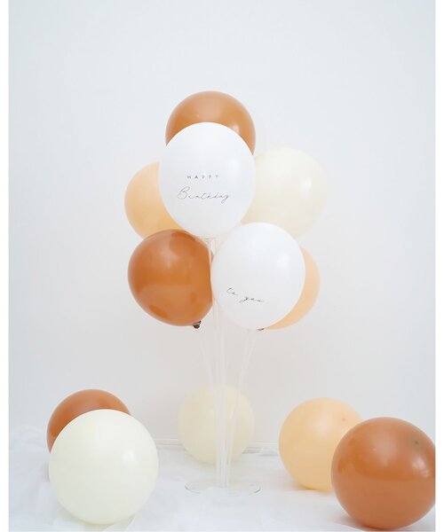 BREEZE(ブリーズ)の「バースデーバルーンセット(15個セット)(コスチューム/パーティーグッズ・キッズ・クリーム/セージグリーン/チェリーピンク/ブルー/キャメル/オレンジ系/レモンイエロー/ライラック・FREE)」の14枚目の写真